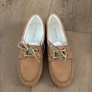 Cole Haan Light Brown Leather Loafers